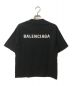 BALENCIAGA (バレンシアガ) LOGO ミディアムフィット Tシャツ ブラック サイズ:XS：30000円