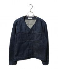 JOHNBULL (ジョンブル) no collar jean jacket インディゴ サイズ:36