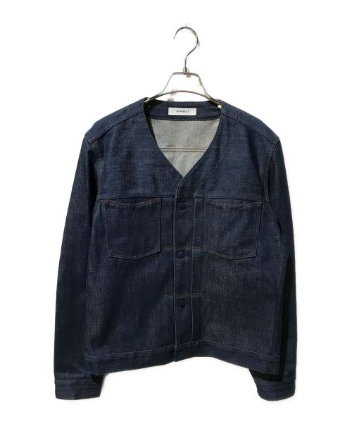 JOHNBULL（ジョンブル）JOHNBULL (ジョンブル) no collar jean jacket インディゴ サイズ:36の古着・服飾アイテム