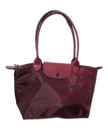 LONGCHAMP（ロンシャン）の古着「ル プリアージュ クラブ トートバッグ」｜レッド