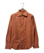 NIGEL CABOURNナイジェルケーボン）の古着「ブリティッシュオフィサーズシャツ」｜ブラウン