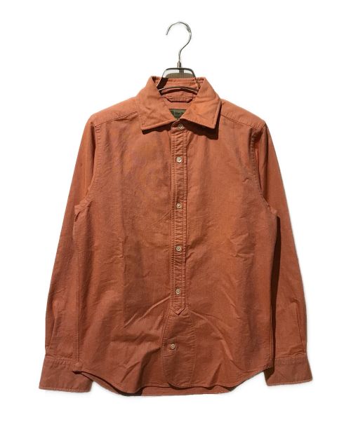 NIGEL CABOURN（ナイジェルケーボン）NIGEL CABOURN (ナイジェルケーボン) ブリティッシュオフィサーズシャツ ブラウン サイズ:44の古着・服飾アイテム