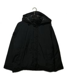 DANTON（ダントン）の古着「DOWN ARMY HOODED JACKET」｜ブラック