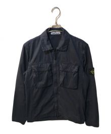 STONE ISLAND（ストーンアイランド）の古着「オールドトリートメントコットンジップシャツブルゾン」｜ネイビー