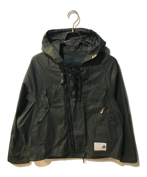 MIHARA YASUHIRO（ミハラヤスヒロ）MIHARA YASUHIRO (ミハラヤスヒロ) Front Lace-Up Military Jacket グリーン サイズ:44の古着・服飾アイテム