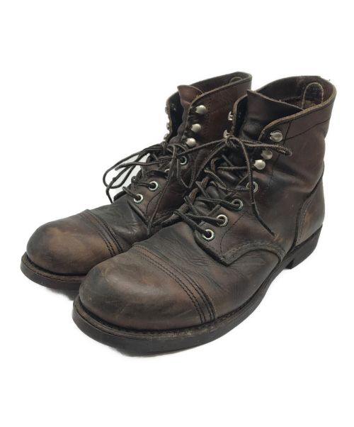 RED WING（レッドウィング）RED WING (レッドウィング) Iron Ranger ブラウン サイズ:US7の古着・服飾アイテム