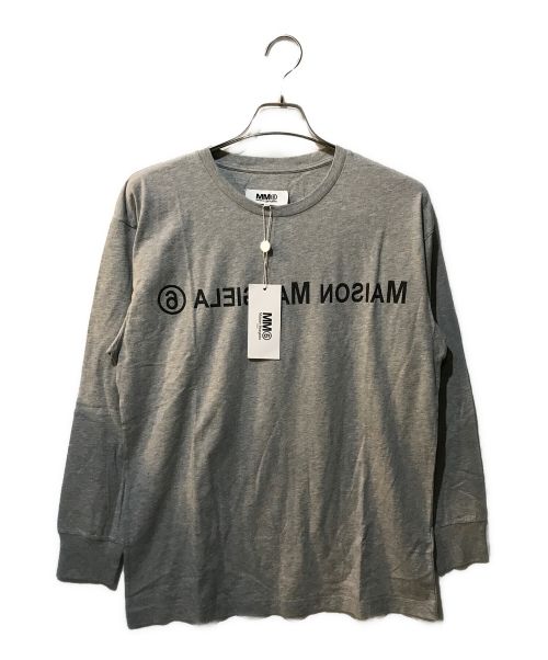 MM6 Maison Margiela（エムエムシックス メゾンマルジェラ）MM6 Maison Margiela (エムエムシックス メゾンマルジェラ) ロングスリーブTシャツ グレー サイズ:16 未使用品の古着・服飾アイテム