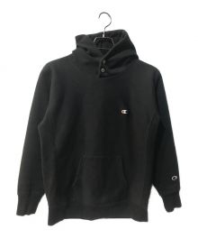 Champion REVERSE WEAVE（チャンピオン リバース ウィーブ）の古着「STORMSHELL HOODED SWEAT」｜ブラック