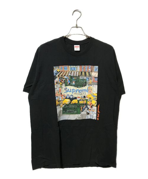 SUPREME（シュプリーム）SUPREME (シュプリーム) MANHATTAN TEE ブラック サイズ:XLの古着・服飾アイテム