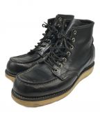 RED WINGレッドウィング）の古着「6-inch Classic Moc」｜ブラック