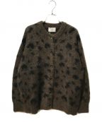 CLANEクラネ）の古着「MOHAIR LOOSE KNIT CARDIGAN」｜ブラウン