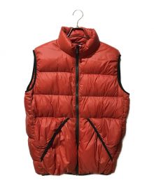 FIRST DOWN（ファーストダウン）の古着「DOWN VEST NYLON TAFFETA」｜レッド