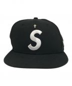 SUPREME×New Eraシュプリーム×ニューエラ）の古着「Gold Cross S Logo New Era」｜ブラック