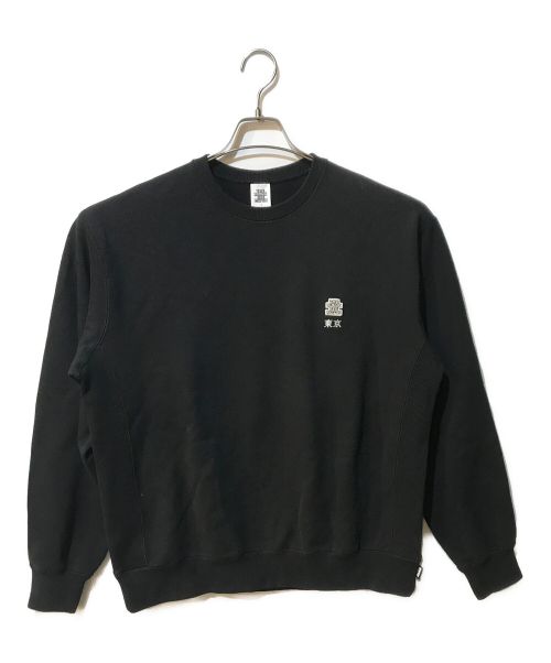 THE BLACK EYE PATCH（ブラックアイパッチ）THE BLACK EYE PATCH (ブラックアイパッチ) OG DRAGON CREW SWEAT ブラック サイズ:Lの古着・服飾アイテム