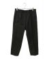 BEAMS F（ビームスエフ）の古着「2 PLEATS COTTON TWILL TROUSERS」｜ブラック