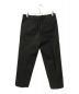 BEAMS F (ビームスエフ) BERNARD ZINS (ベルナール ザンス) 2 PLEATS COTTON TWILL TROUSERS ブラック サイズ:42：7000円