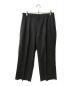 LE（エルイー）の古着「WIDE 2TUCK WOOL PANTS」｜ブラック