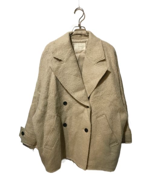 Louren（ローレン）Louren (ローレン) shaggy double coat ベージュ サイズ:Freeの古着・服飾アイテム