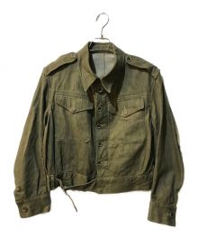 British Army（ブリティッシュ アーミー）の古着「GREEN DENIM BATTLE DRESS JACKET」｜ブラック