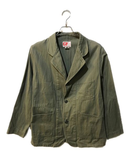 Engineered Garments（エンジニアド ガーメンツ）Engineered Garments (エンジニアド ガーメンツ) ストライプジャケット オリーブ サイズ:Mの古着・服飾アイテム