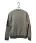 Thom Browne (トムブラウン) Crewneck sweat グレー サイズ:2：18000円