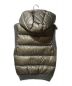 MONCLER (モンクレール) ニット切り替えダウンベスト グレー サイズ:M：50000円