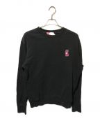 maison kitsuneメゾンキツネ）の古着「SWEAT SHIRT ACIDE FOX PATCH」｜ブラック