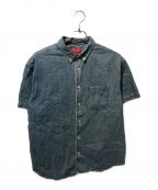 SUPREMEシュプリーム）の古着「Embossed Denim S/S Shirt」｜ブルー