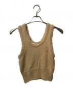 AURALEEオーラリー）の古着「BRUSHED SUPER KID MOHAIR KNIT TANK」｜ベージュ