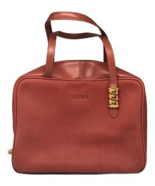 LOEWE（ロエベ）の古着「ミニボストンバッグ」｜レッド