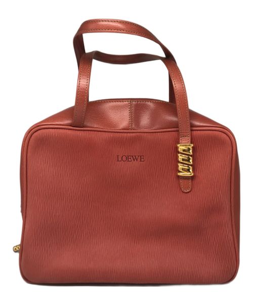 LOEWE（ロエベ）LOEWE (ロエベ) ミニボストンバッグ レッド サイズ:Freeの古着・服飾アイテム