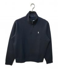 POLO RALPH LAUREN (ポロ・ラルフローレン) ハーフジップスウェット ネイビー サイズ:M 未使用品