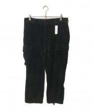 SUPREME (シュプリーム) wide wale corduroy cargo pant ブラック サイズ:32