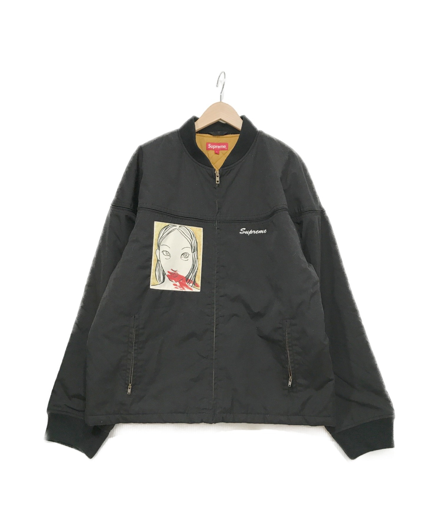 SUPREME (シュプリーム) Mug Shot Crew Jacket ブラック サイズ:L