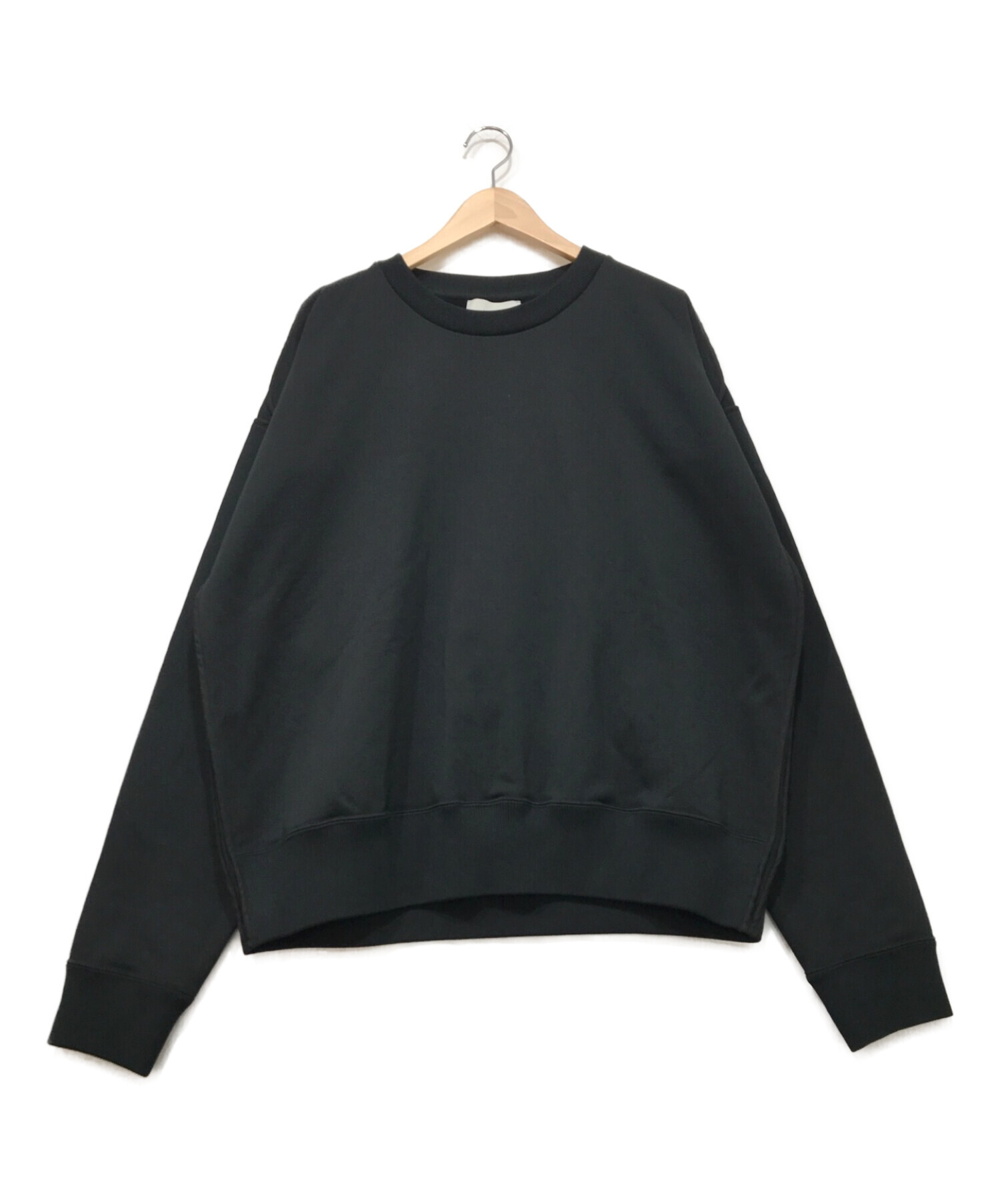 YOKE (ヨーク) OVERSIZED PIPING SWEAT ブラック サイズ:M