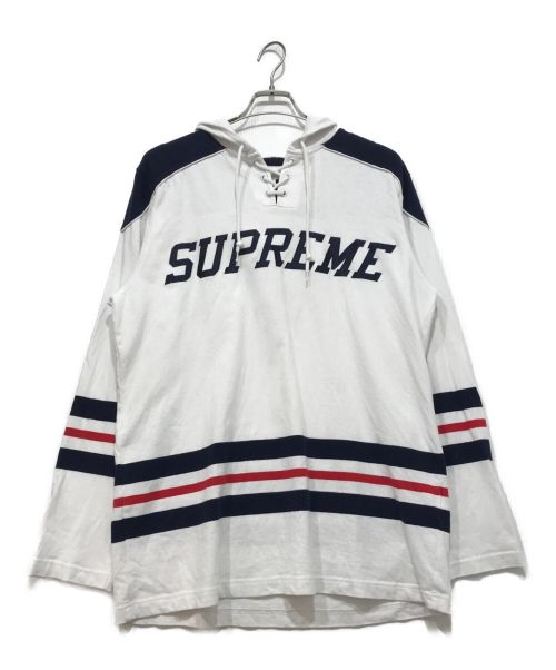 中古・古着通販】SUPREME (シュプリーム) Hooded Hockey Top ネイビー