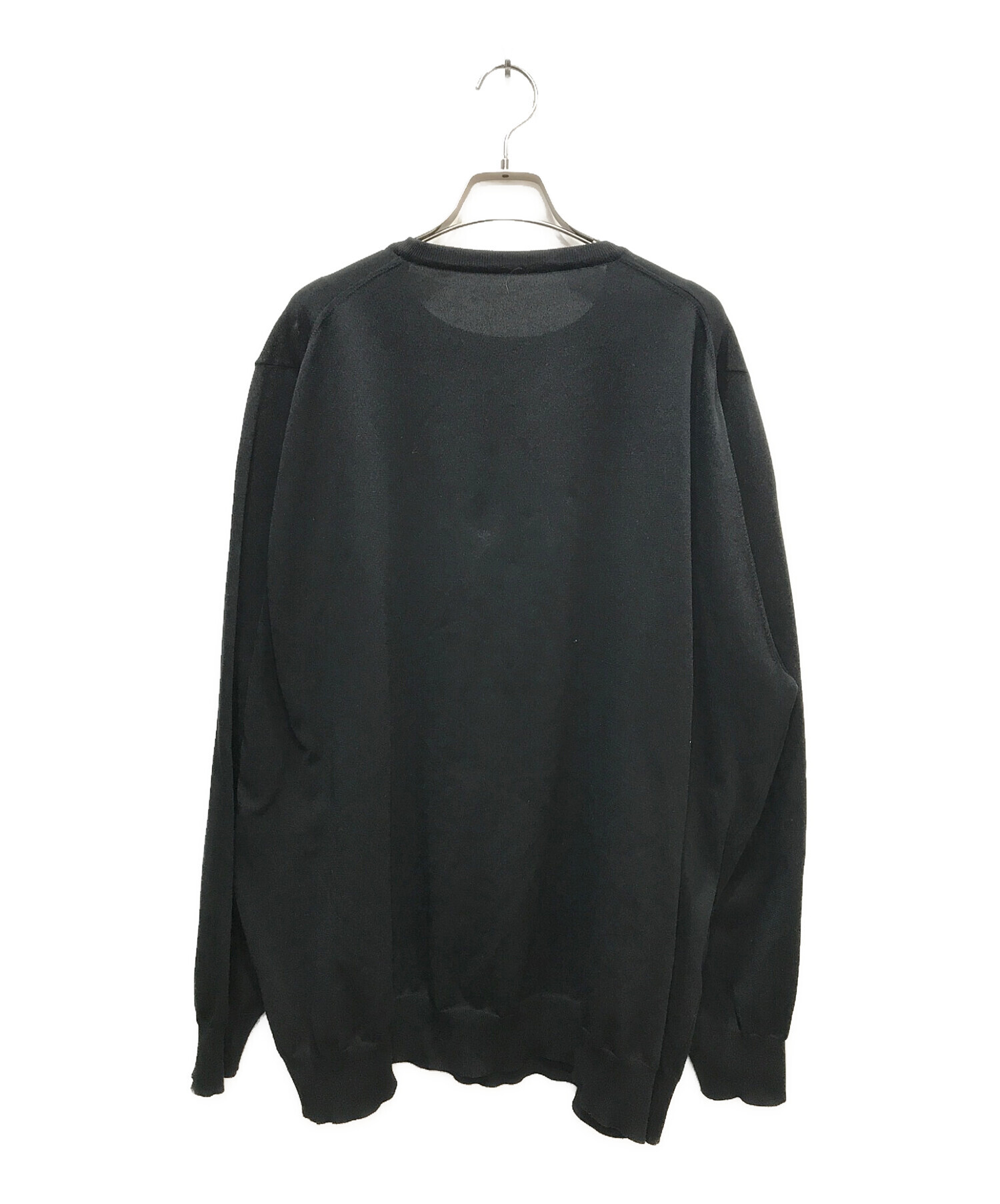 TEATORA CARTRIDGE KNIT CREW 18G サイズ3 黒 トップス スウェット