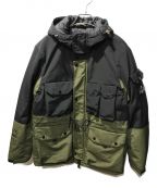 IRIE FISHING CLUBアイリーフィッシングクラブ）の古着「MULTI POCKET PUFF JACKET」｜カーキ