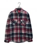 SUPREMEシュプリーム）の古着「Heavyweight Plaid Shirt」｜レッド