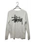 stussy (ステューシー) 長袖ロゴカットソー ホワイト サイズ:M：5000円