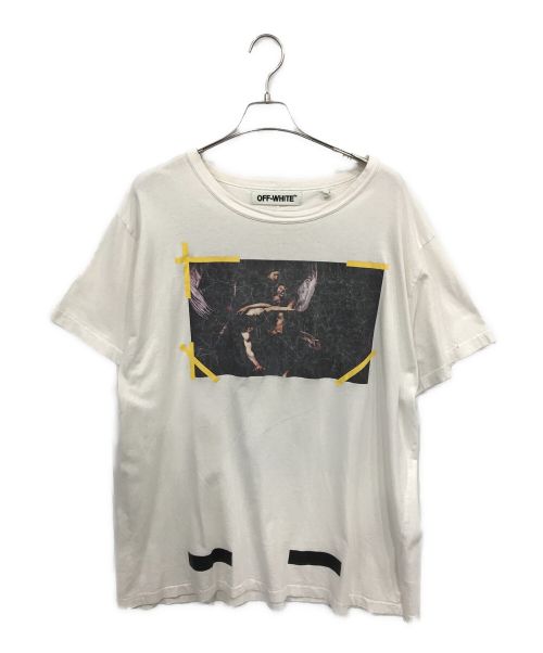 OFFWHITE（オフホワイト）OFFWHITE (オフホワイト) CARAVAGGIO S/S TEE ホワイト サイズ:XLの古着・服飾アイテム