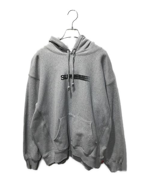 SUPREME（シュプリーム）SUPREME (シュプリーム) Motion Logo Hooded Sweatshirt グレー サイズ:Ｌの古着・服飾アイテム