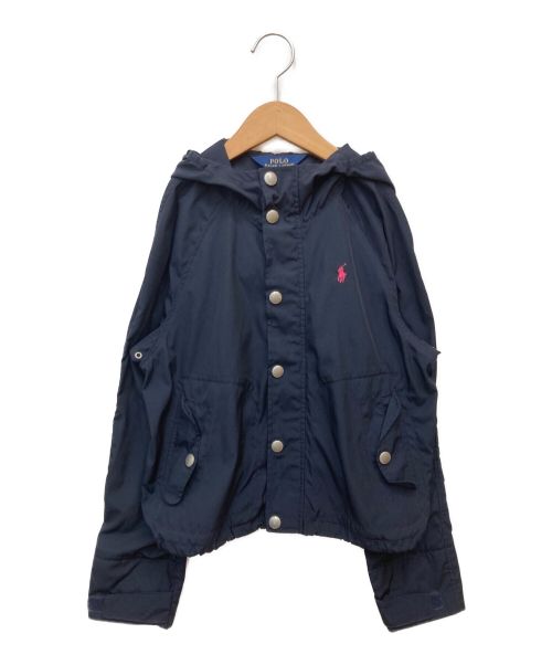 POLO RALPH LAUREN（ポロ・ラルフローレン）POLO RALPH LAUREN (ポロ・ラルフローレン) マウンテンパーカー ネイビー サイズ:L　12-14の古着・服飾アイテム