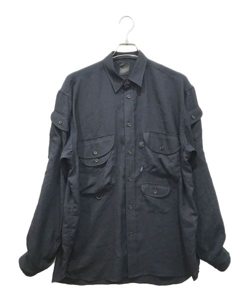 DAIWA PIER39（ダイワ ピア39）DAIWA PIER39 (ダイワ ピア39) Tech Bombay Safari Shirts ネイビー サイズ:Mの古着・服飾アイテム