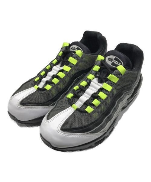 NIKE（ナイキ）NIKE (ナイキ) AIR MAX 95 BY YOU UNLOCKED グレー×グリーン サイズ:27の古着・服飾アイテム