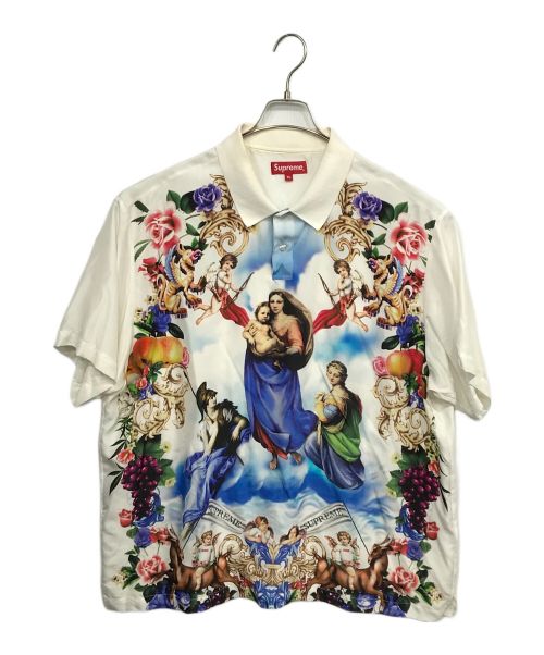 SUPREME（シュプリーム）SUPREME (シュプリーム) Heavenly Silk Polo ホワイト サイズ:XLの古着・服飾アイテム