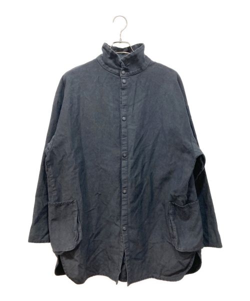 Porter Classic（ポータークラシック）Porter Classic (ポータークラシック) MOLESKIN SHIRT JACKET ブラック サイズ:3の古着・服飾アイテム