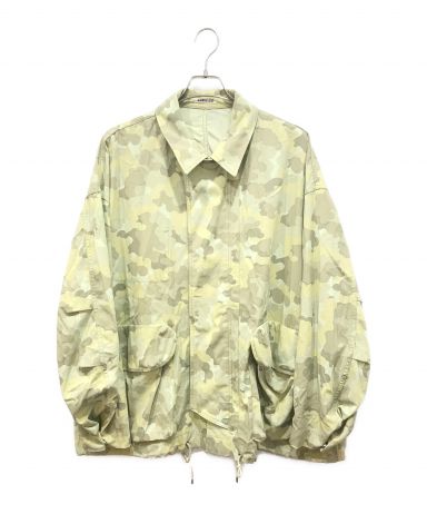 中古・古着通販】AURALEE (オーラリー) WASHED FINX CAMOFLAGE TWILL GABARDINE BLOUSON カーキ  サイズ:4｜ブランド・古着通販 トレファク公式【TREFAC FASHION】スマホサイト