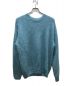 AURALEE（オーラリー）の古着「BRUSHED SUPER KID MOHAIR KNIT P/O」｜ブルー