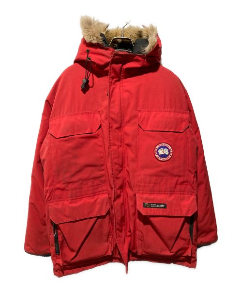 CANADA GOOSE（カナダグース）CANADA GOOSE (カナダグース) ダウンジャケット レッド サイズ:Lの古着・服飾アイテム